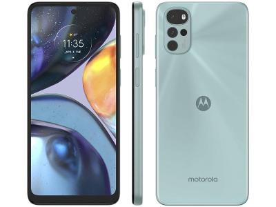 Smartphone Motorola Moto G22 128GB Verde 4G 4GB RAM Tela 6,5" Câm. Quádrupla + Selfie 16MP