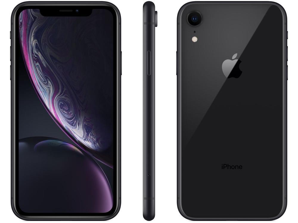 Apple iPhone XR 256GB Preto Tela 6,1” 12MP iOS - 5