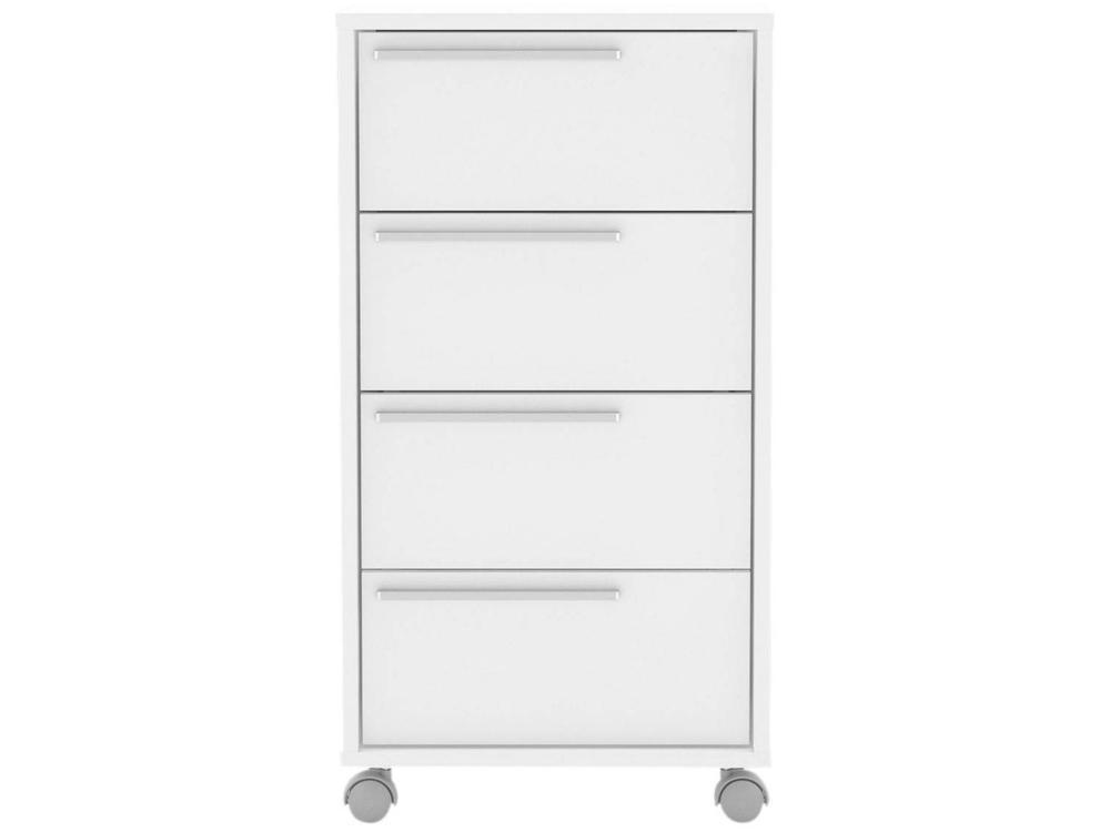 Gaveteiro para Escritório 4 Gavetas Politorno Maia - 4