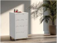 Gaveteiro para Escritório 4 Gavetas Politorno Maia - 2