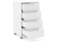 Gaveteiro para Escritório 4 Gavetas Politorno Maia - 3