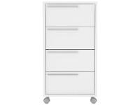 Gaveteiro para Escritório 4 Gavetas Politorno Maia