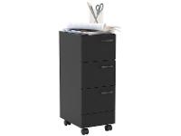 Gaveteiro Escritório 3 Gavetas Politorno