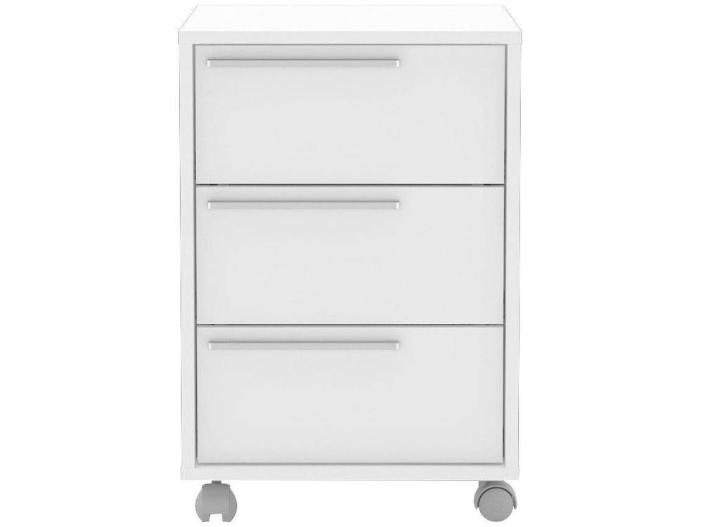 Gaveteiro para Escritório 3 Gavetas Politorno Maia - 4