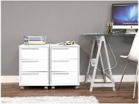 Gaveteiro para Escritório 3 Gavetas Politorno Maia - 3