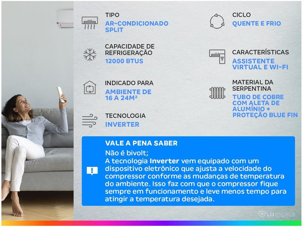 Ar-condicionado Split Gree Inverter 12.000BTUs Quente e Frio GWH12ATB-D6DNA2A - 3