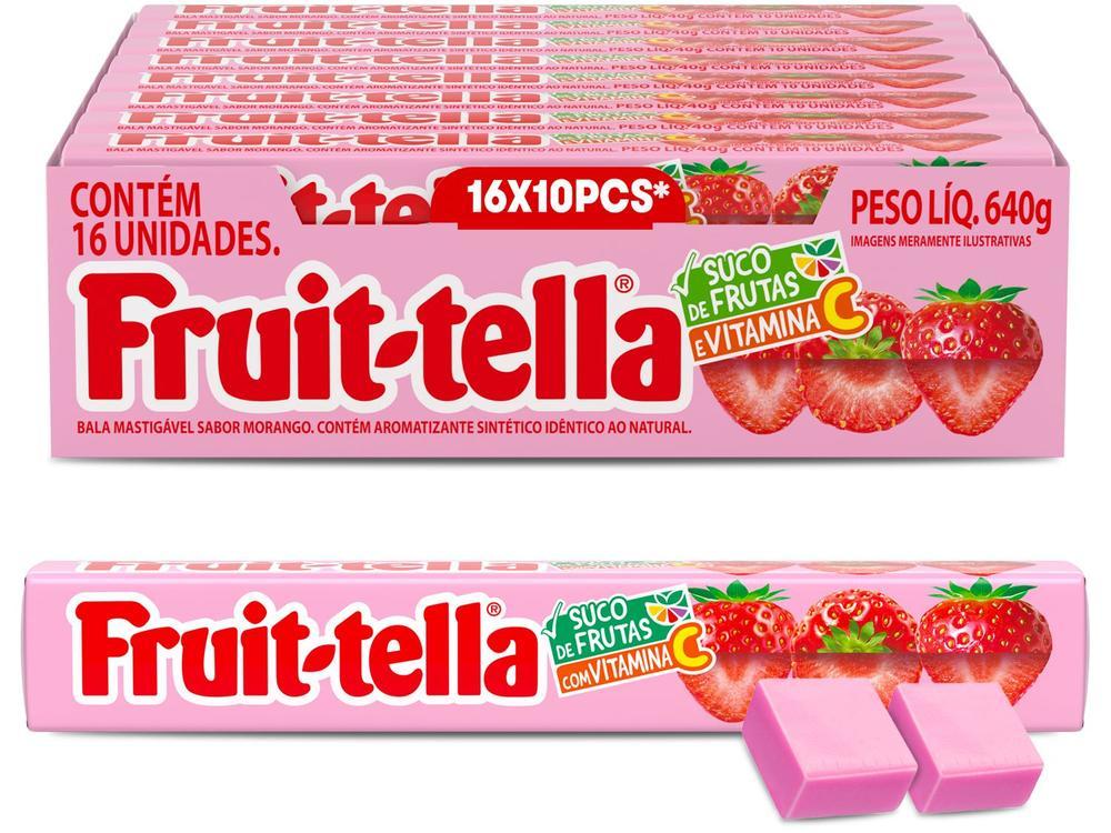 Bala Fruittella Morango com Vitamina C e Suco de - 1