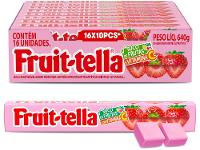 Bala Fruittella Morango com Vitamina C e Suco de - 1