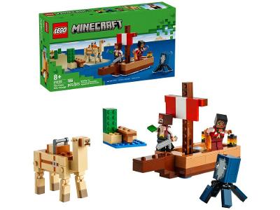 LEGO Minecraft A Viagem do Barco Pirata 21259 