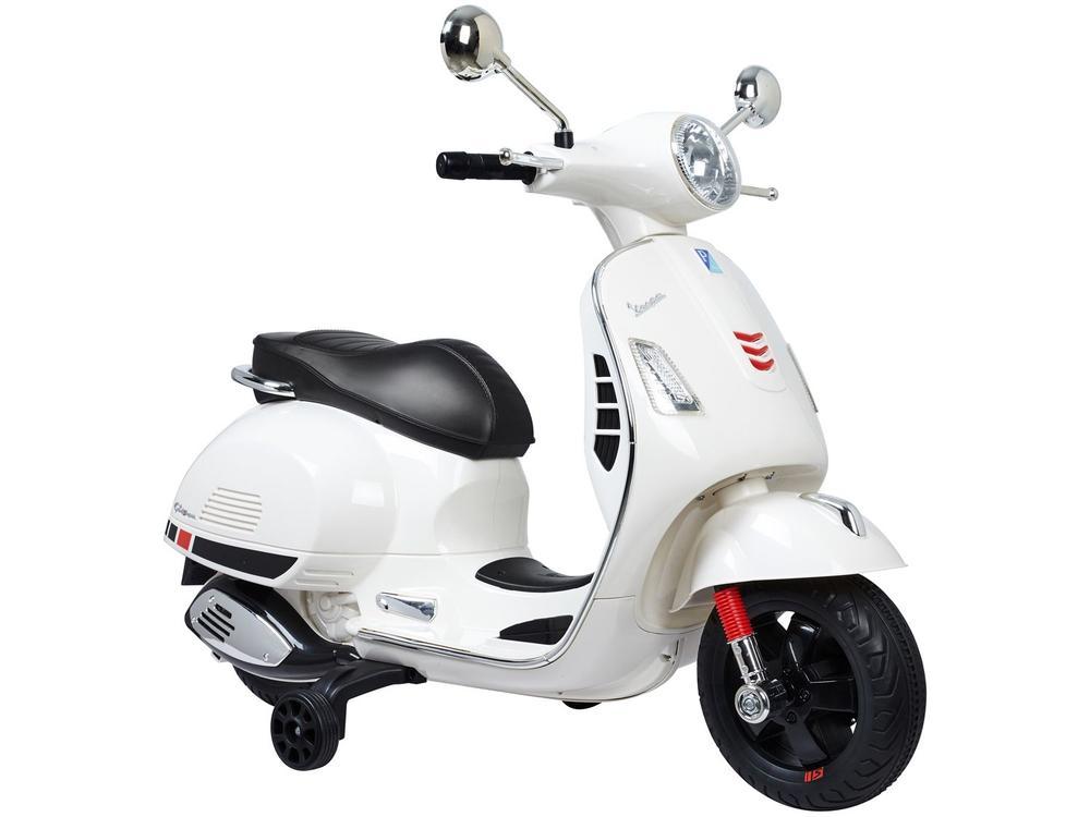 Moto Elétrica Infantil 12V Vespa Bandeirante  - 11