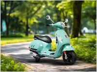 Moto Elétrica Infantil 12V Vespa Bandeirante  - 2