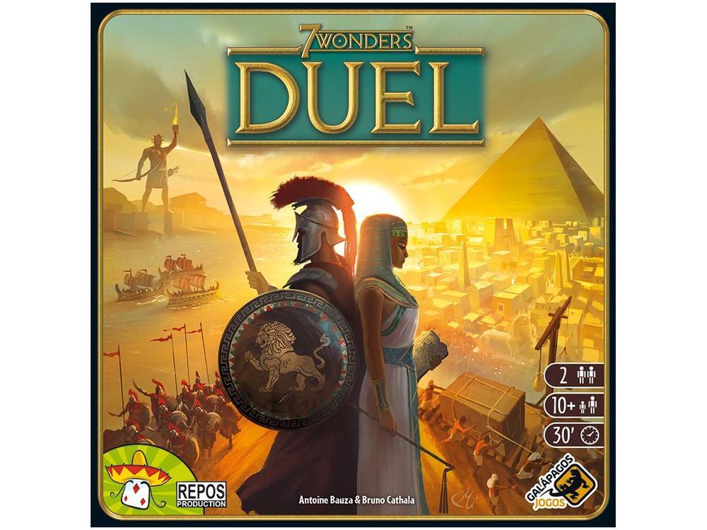 Jogo 7 Wonders Duel Tabuleiro Galápagos - 7