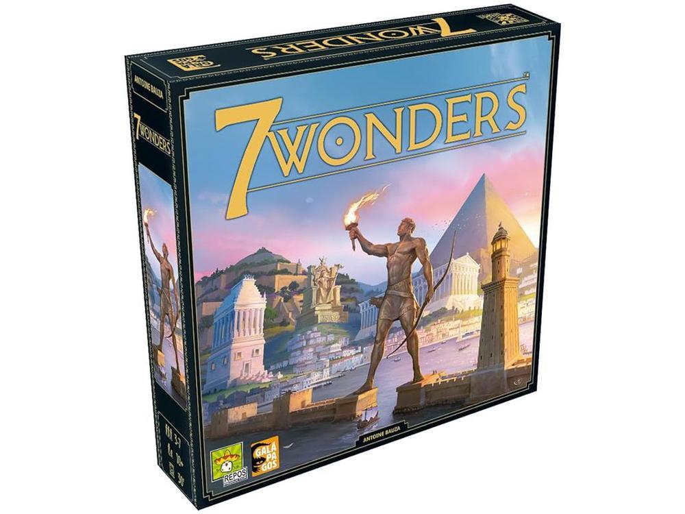 Jogo 7 Wonders: 2ª Edição Tabuleiro Galápagos - 1