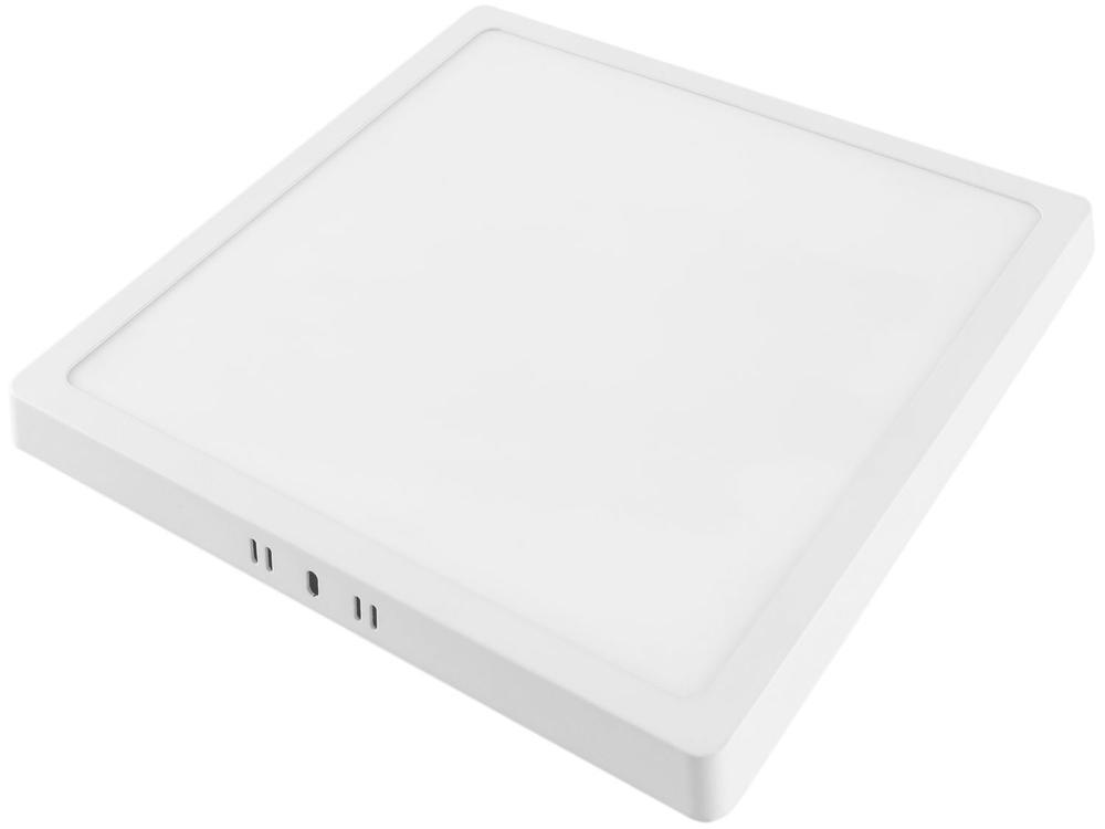 Plafon LED de Sobrepor Quadrado 24W Elgin Downlight Branco - 4