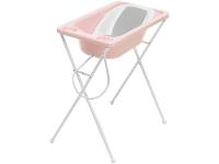 Banheira de Bebê com suporte Dobrável Galzerano Acqua Trio Rosa 20L - 9
