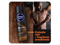 NIVEA MEN Antitranspirante Aerossol Deep Amadeirado MaxxTech 150ml - 12