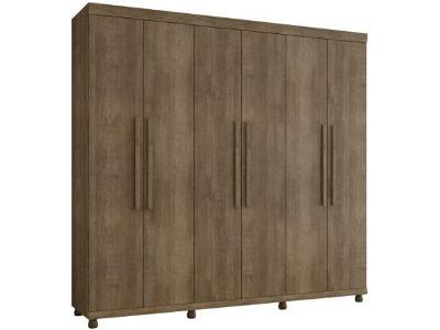 Guarda-roupa Casal 6 Portas 3 Gavetas - Móveis