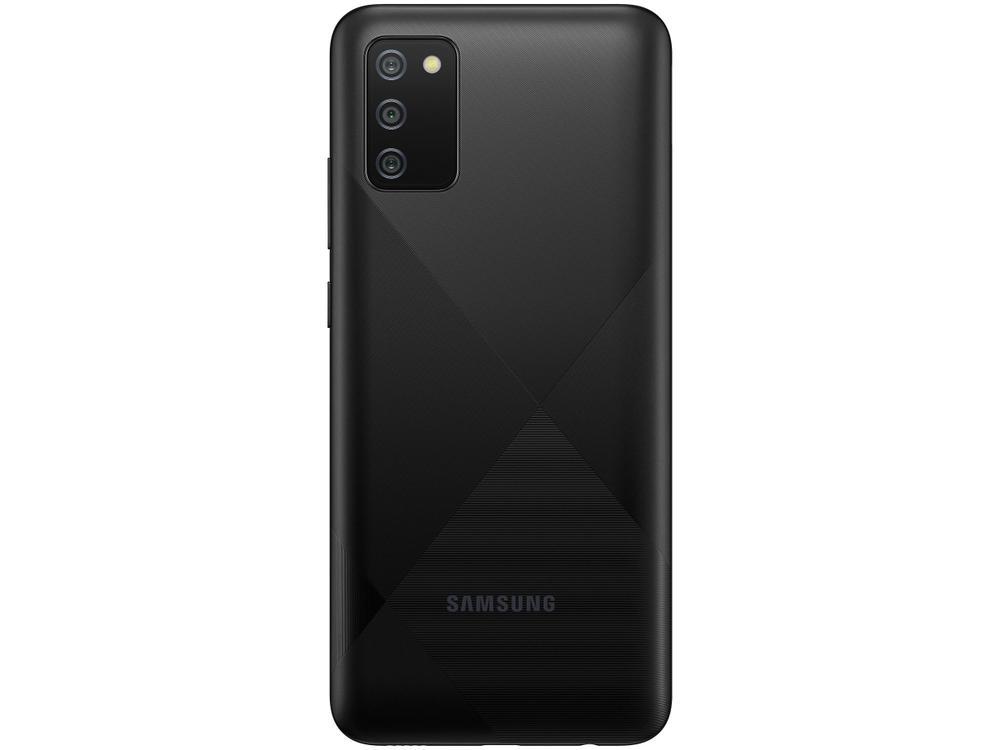 Smartphone Samsung Galaxy A02s 32GB Preto 4G - Octa-Core 3GB RAM 6,5” Câm. Tripla + Selfie 5MP - 9