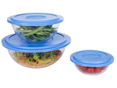 Conjunto de Tigelas de Vidro 3 Peças Marinex