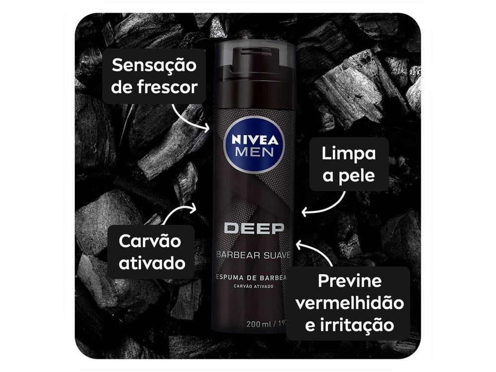 Espuma de Barbear Nivea Men Deep - 3
