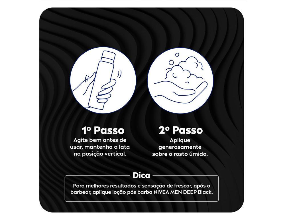 Espuma de Barbear Nivea Men Deep - 5