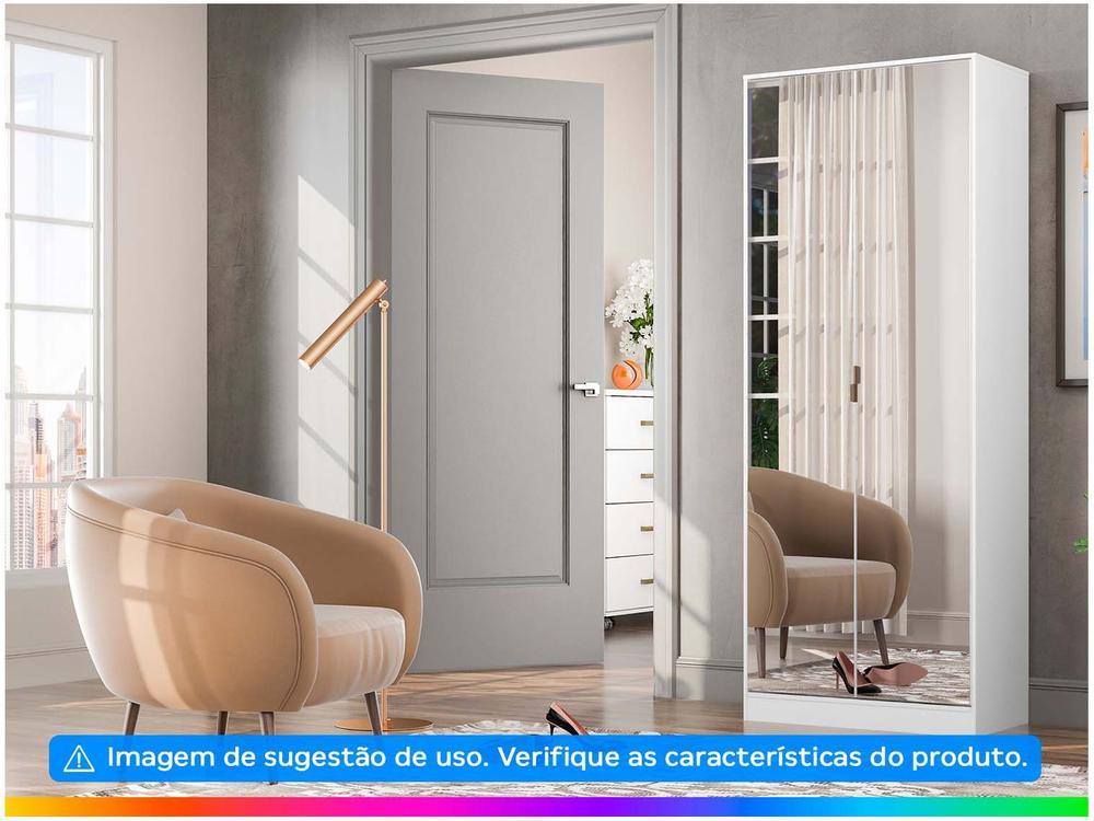 Sapateira com Espelho 2 Portas 1 Gaveta - 2