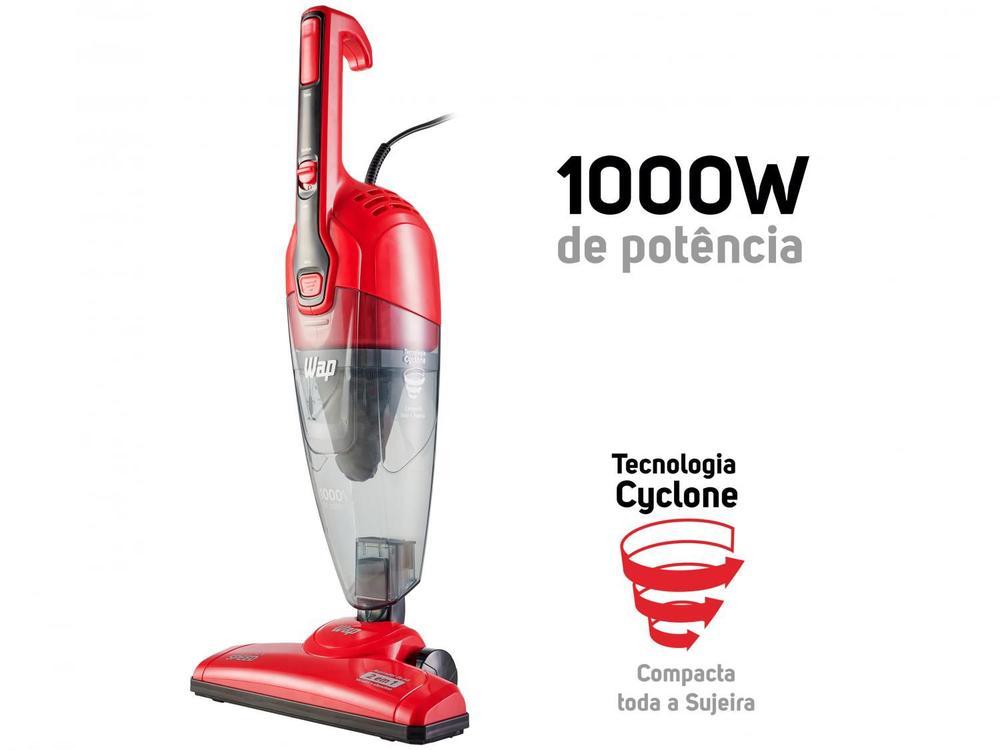 Aspirador de Pó 2 em 1 Wap 1000W Clean Speed Vermelho e Preto - 6
