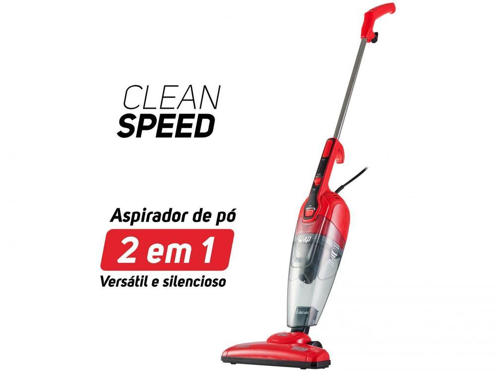 Aspirador de Pó 2 em 1 Wap 1000W Clean Speed Vermelho e Preto - 8
