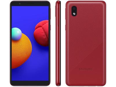 Smartphone Samsung Galaxy A01 Core 32GB Vermelho - 4G Quad-Core 2GB RAM 5,3” Câm. 8MP + Selfie 5M