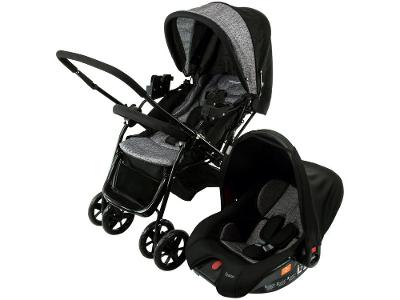 Carrinho de Bebê com Bebê Conforto Voyage