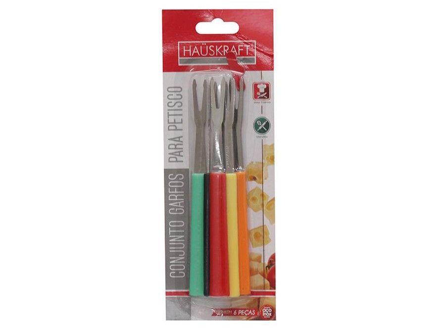 Jogo de Garfos para Petisco Hauskraft Inox - 2