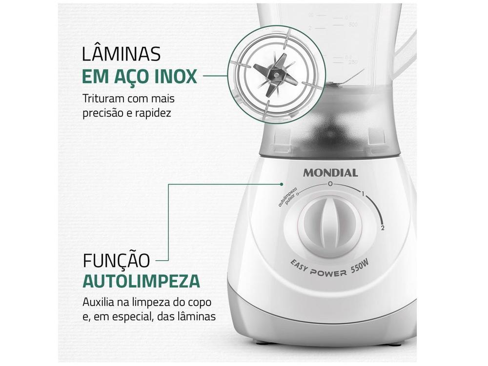 Liquidificador Mondial Easy Power L-550-W - 7