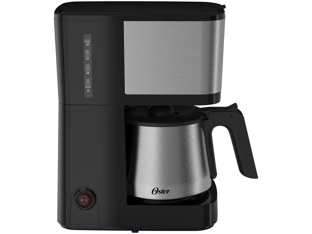 Cafeteira Elétrica Oster OCAF650 Jarra Inox 32 Cafés Preta - 3