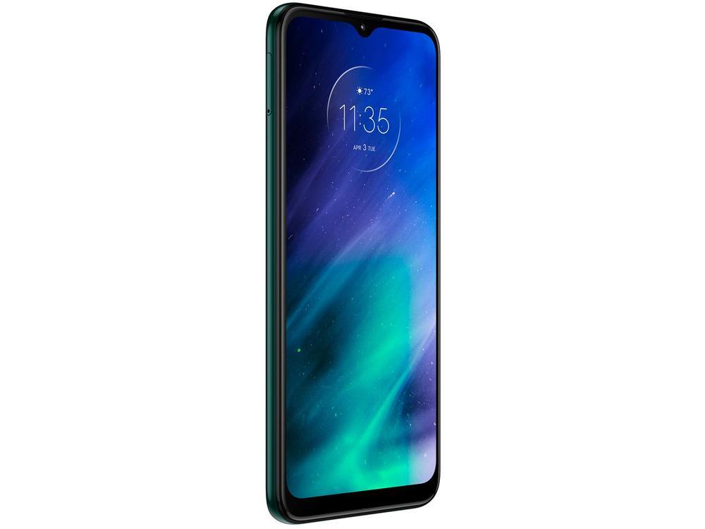 Smartphone Motorola One Fusion 128GB Verde - Esmeralda 4GB RAM 6,5” Câm. Quádrupla + Selfie 8MP - 7