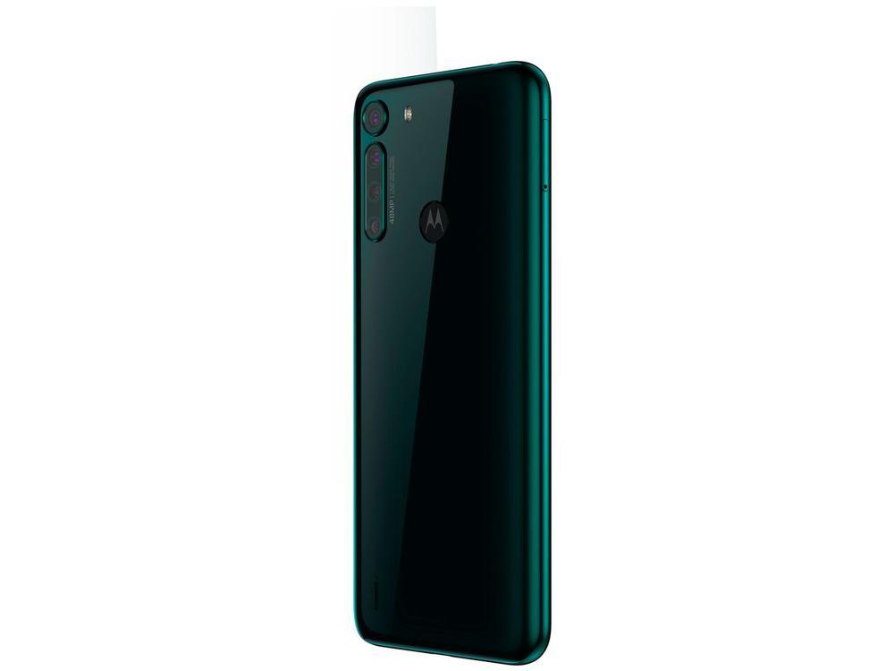 Smartphone Motorola One Fusion 128GB Verde - Esmeralda 4GB RAM 6,5” Câm. Quádrupla + Selfie 8MP - 9