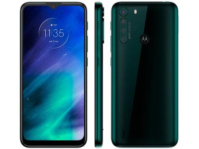 Smartphone Motorola One Fusion 128GB Verde - Esmeralda 4GB RAM 6,5” Câm. Quádrupla + Selfie 8M