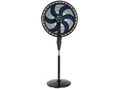 Ventilador de Coluna Arno Xtreme Force Breeze VB52 50cm 6 Pás 3 Velocidades Preto e Azul
