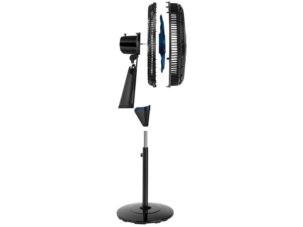 Ventilador de Coluna Arno Xtreme Force Breeze VB52 50cm 6 Pás 3 Velocidades Preto e Azul - 3
