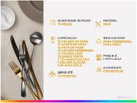 Faqueiro Tramontina Inox 76 Peças Zurique 66986304 com Estojo - 2