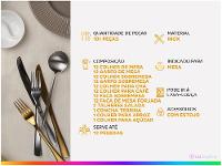 Faqueiro Tramontina Inox 101 Peças Berlin Brilho 66934214 com Estojo - 2