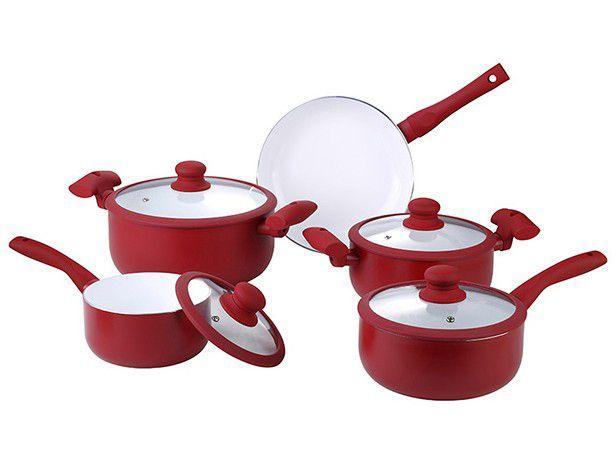 Jogo de Panelas Hauskraft Revestimento Cerâmico - 1