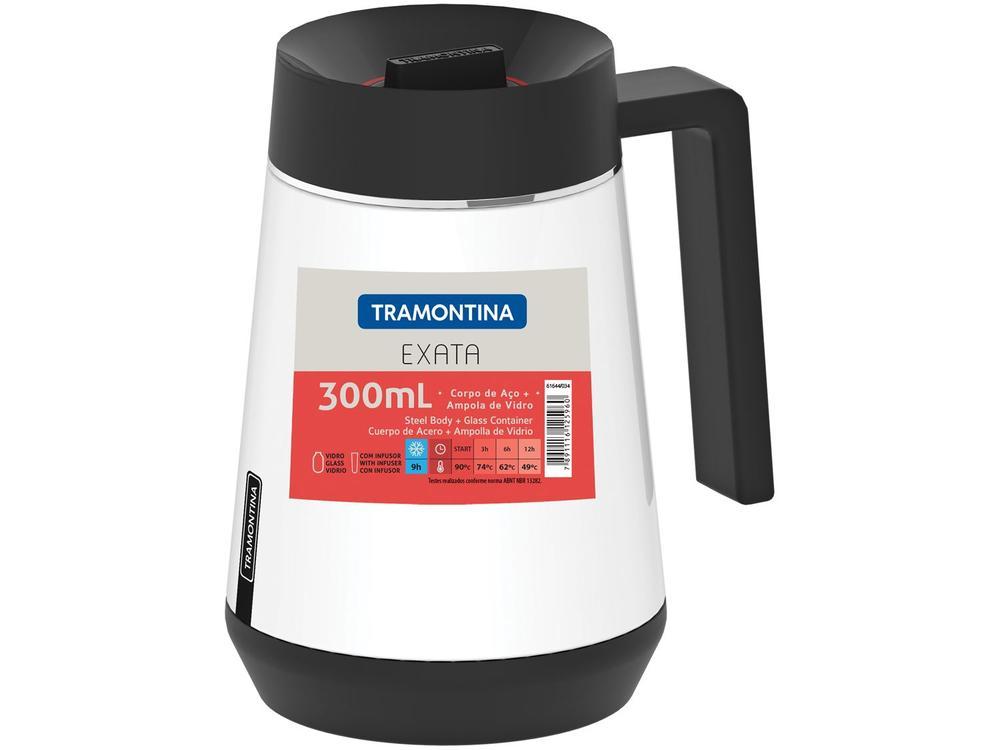 Bule de Chá e Café Térmico com Tampa e Infusor 300ml Tramontina Exata 61644034 - 6
