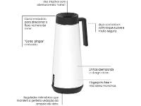 Bule de Chá e Café Térmico com Tampa e Infusor 300ml Tramontina Exata 61644034 - 3
