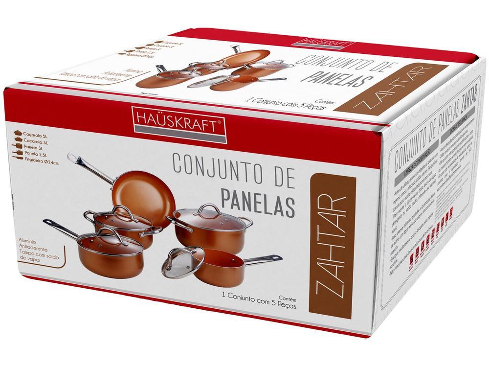 Jogo de Panelas Hauskraft Antiaderente de Alumínio - 2