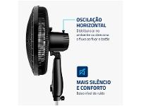 Ventilador de Coluna Mondial Super Power VSP-40C-NB 40cm 6 Pás 3 Velocidades Preto - 6