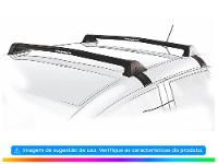 Rack para Carro Hilux 2005 até 2015 Eqmax New Wave 110cm Preto - 3