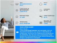 Ar-condicionado Split LG Dual Inverter 24.000 BTUs Frio Voice + AI S3NQ24K231B.EB2GAM1 - 3