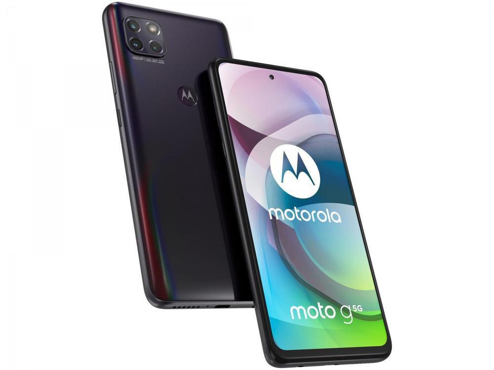 Smartphone Motorola Moto G 5G 128GB Preto Prisma Octa-Core 6GB RAM 6,7” Câm. Tripla + Selfie 16MP - 8