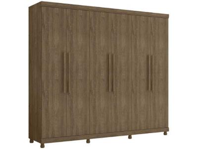 Guarda-roupa Casal com Espelho 6 Portas