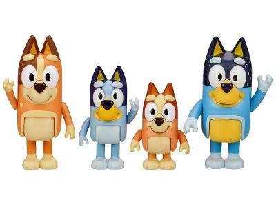 Mini Figura Bluey Story 7910 Candide 4 Unidades